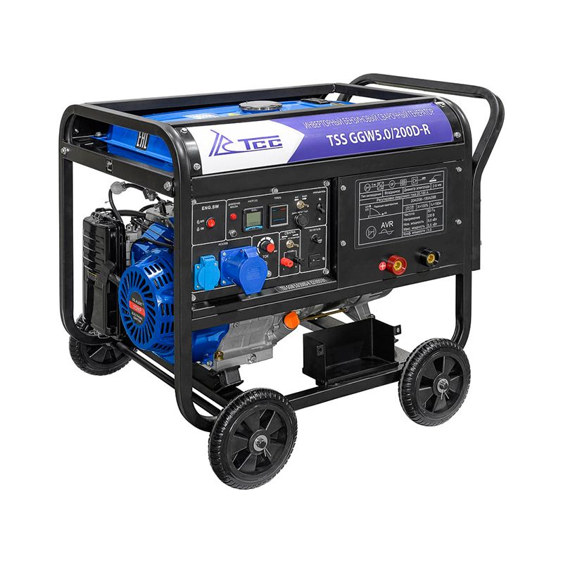 Инверторный бензиновый сварочный генератор TSS GGW 5.0/200D-R - изображение 2
