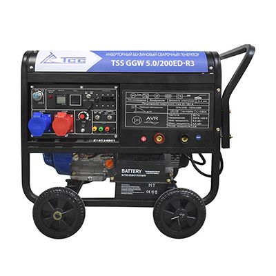 Инверторный бензиновый сварочный генератор TSS GGW 5.0/200ED-R3