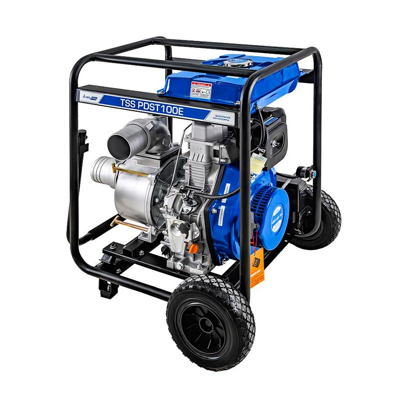 Мотопомпа дизельная TSS PDST100E (электростартер, АКБ) - изображение 6