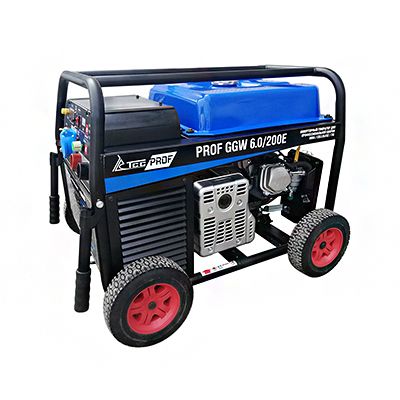 Бензиновый сварочный генератор TSS PROF GGW 6.0/200E (MMA/TIG/Cellulose) - изображение 2