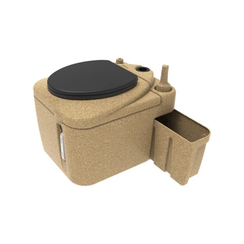 Туалет дачный ЭКОПРОМ Rostok ECO песочный гранит - изображение 4