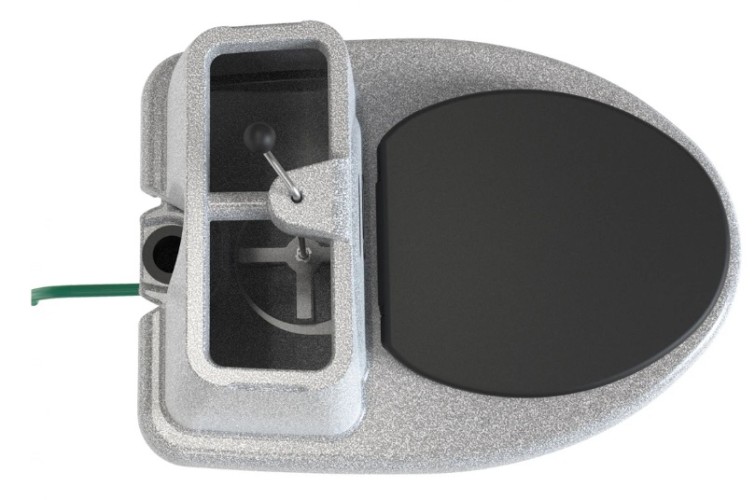 Туалет дачный ЭКОПРОМ Rostok КОМФОРТ белый гранит - изображение 4