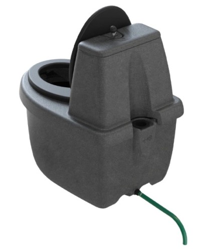 Туалет дачный ЭКОПРОМ Rostok КОМФОРТ черный гранит - изображение 2