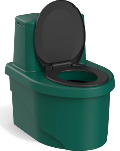 Туалет дачный POLIMER GROUP РОСА зеленый - изображение 2