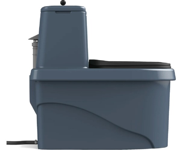 Туалет дачный POLIMER GROUP РОСА серый - изображение 4