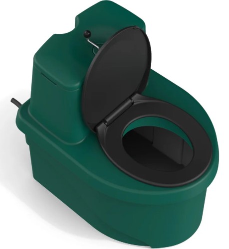 Туалет дачный POLIMER GROUP РОСА зеленый - изображение 5