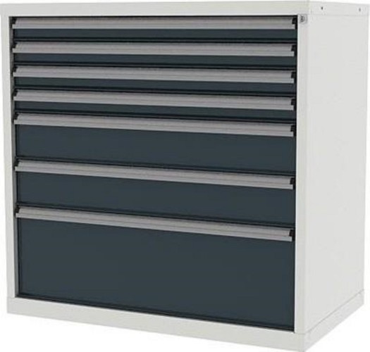 Тумба инструментальная FERRUM "TITAN" 7 ящиков 45.44701 45.44701