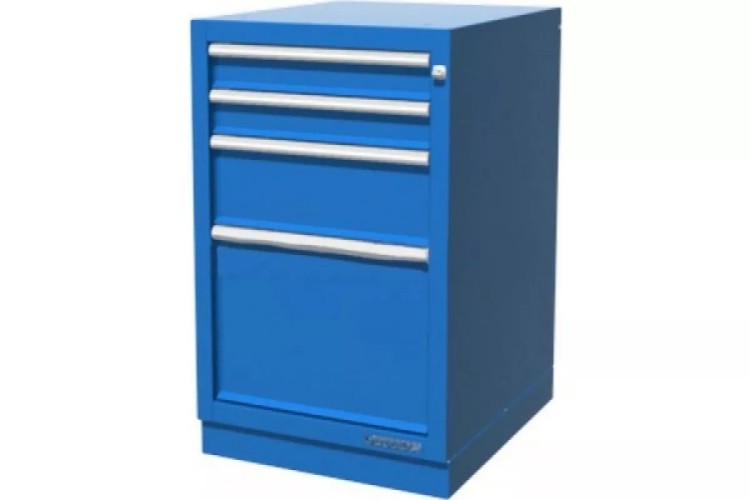 Тумба верстачная FERRUM с 4 ящиками 01.404R-5015 (синий)