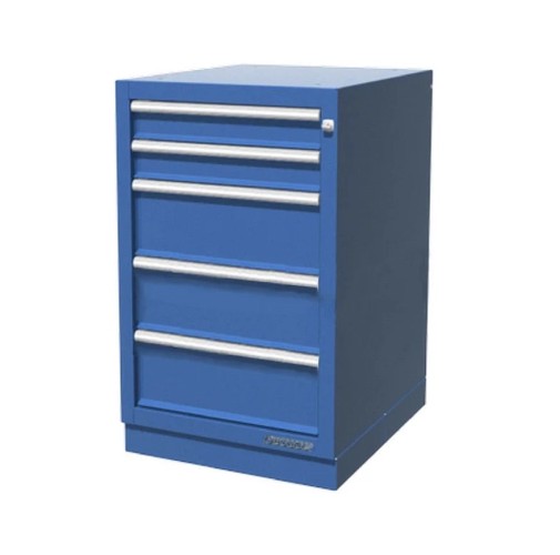 Тумба верстачная FERRUM с 5 ящиками 01.405R-5015 (синий) 01.405R-5015