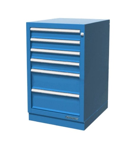 Тумба верстачная FERRUM с 6 ящиками 01.406R-5015 (синий) 01.406R-5015