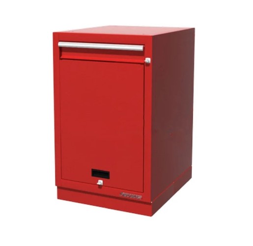 Тумба верстачная FERRUM с дверцей и ящиком 01.411-3000 (красный) 01.411-3000
