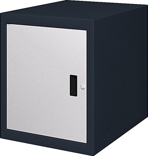 Тумба верстачная FERRUM "Титан" с дверцей 08.410 RAL7016/G - темно-серый/серый