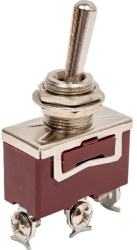 Тумблер REXANT 36-4150 (уп. 10 штук ) 250V 15А (3c) ON-(ON) однополюсной (KN-112) 36-4150 - изображение 3