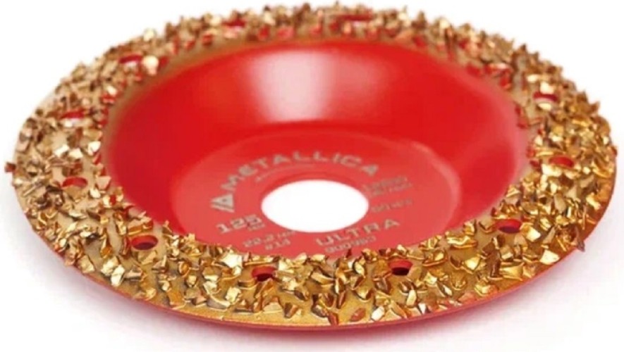 Твердосплавная чашка METALLICA Ultra 125х22,2 мм #14 шлифовальная, закругленная, по дереву 900963