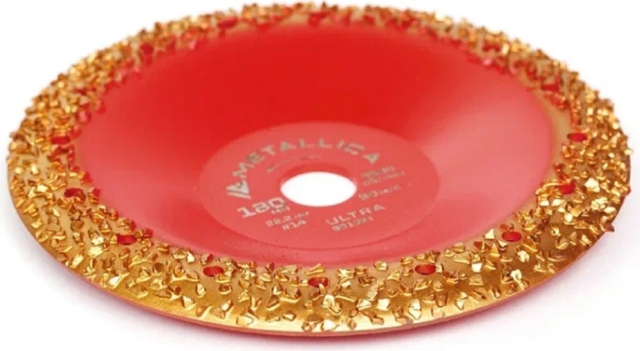 Твердосплавная чашка METALLICA Ultra 180х22,2 мм #14 шлифовальная, закругленная, по дереву 901021