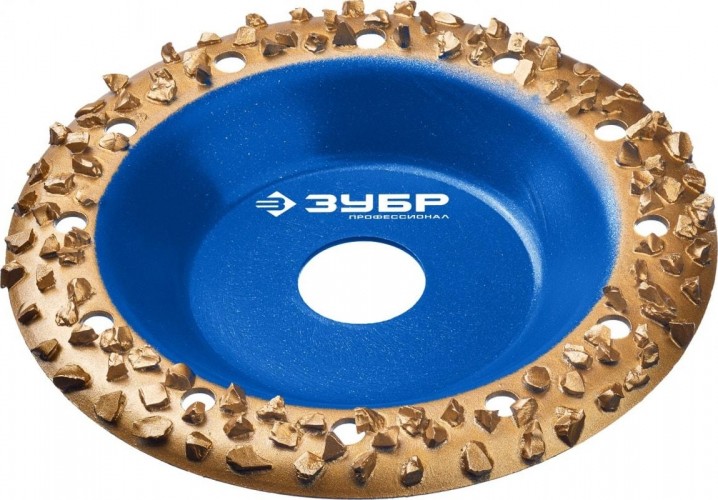 Твердосплавная чашка по камню ЗУБР Наклонная №3 125 мм 33435-3