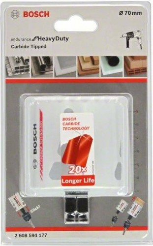 Твердосплавная коронка  BOSCH 70 х 60 мм Endurance for Heavy 2608594177 - изображение 2