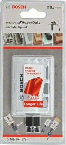 Твердосплавная коронка  BOSCH 51 х 60 мм Endurance for Heavy 2608594171 - изображение 2