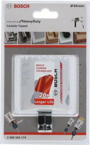 Твердосплавная коронка  BOSCH 64 х 60 мм Endurance for Heavy 2608594174 - изображение 2