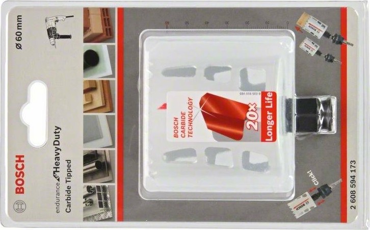 Твердосплавная коронка  BOSCH 60 х 60 мм Endurance for Heavy 2608594173 - изображение 2