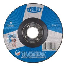 Диск обдирочный Tyrolit 27 125х6,0х22,23 А30Q-BF 2 in 1 BASIC (упаковка 10 шт.) - изображение 2