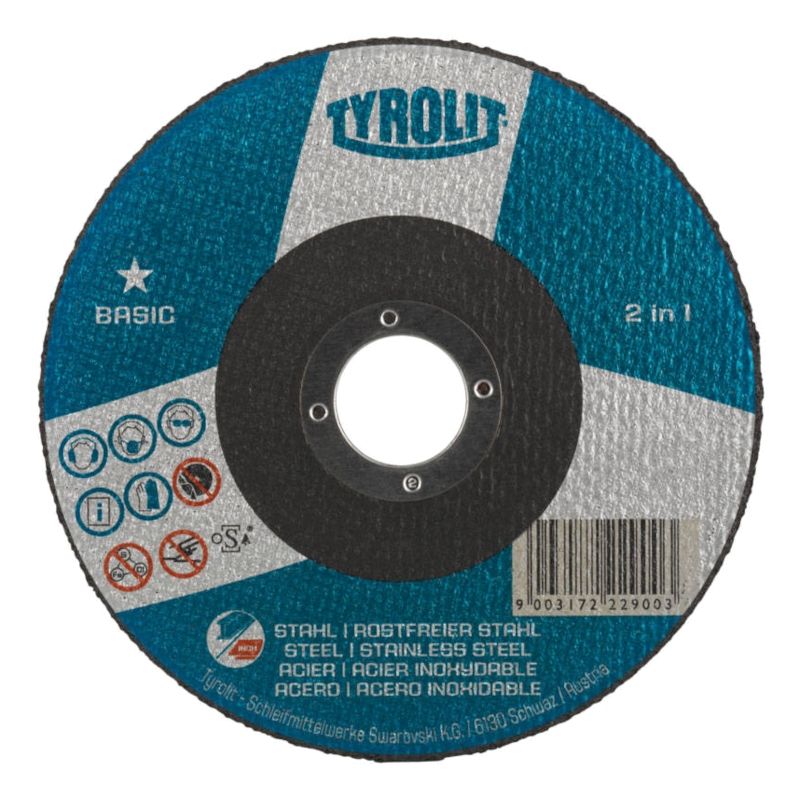 Диск отрезной Tyrolit 41 230x2,0х22,2 A30Q-BFB 2in1 BASIC (упаковка 25 шт.)