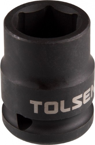 Ударная головка 6-ти гранная с посадкой 1/2" TOLSEN 17 мм TT18217