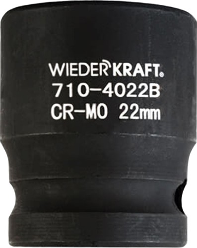 Ударная головка 6-ти гранная с посадкой 1/2" WiederKraft WDK-710-4022 22 мм в0000119918