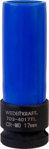 Ударная головка 6-ти гранная с посадкой 1/2" WiederKraft WDK-703-4017L 17 мм в0000125109