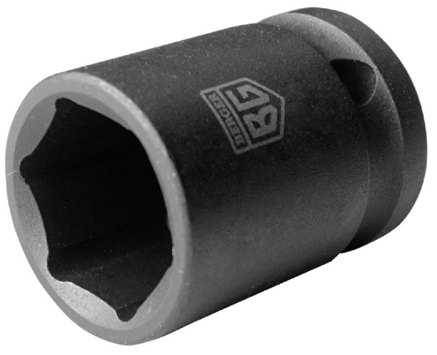 Ударная головка 6-ти гранная с посадкой 1/2" BERGER BG2119 15мм