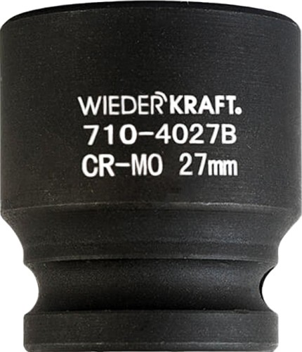 Ударная головка 6-ти гранная с посадкой 1/2" WiederKraft WDK-710-4027 27 мм в0000119920