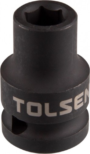Ударная головка 6-ти гранная с посадкой 1/2" TOLSEN  8 мм TT18208