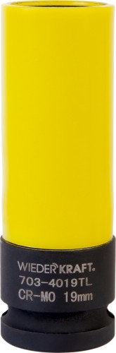 Ударная головка 6-ти гранная с посадкой 1/2" WiederKraft WDK-703-4019L 19 мм в0000125110