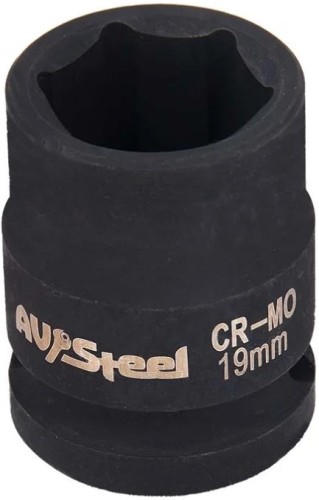 Ударная головка 6-ти гранная AV Steel AV-720019  1/2", 19 мм
