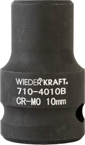 Ударная головка 6-ти гранная с посадкой 1/2" WiederKraft WDK-710-4010 10 мм в0000119908