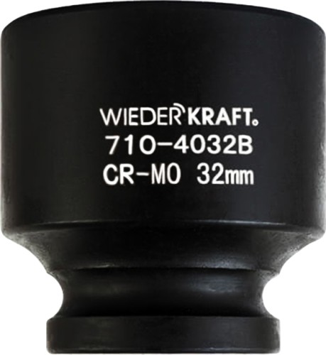 Ударная головка 6-ти гранная с посадкой 1/2" WiederKraft WDK-710-4032 32 мм в0000119922