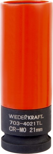 Ударная головка 6-ти гранная с посадкой 1/2" WiederKraft WDK-703-4021L 21 мм в0000125111