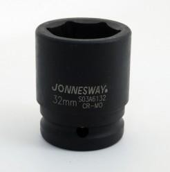 Ударная головка шестигранная с посадкой 3/4" JONNESWAY S03A6132 32 мм 047947