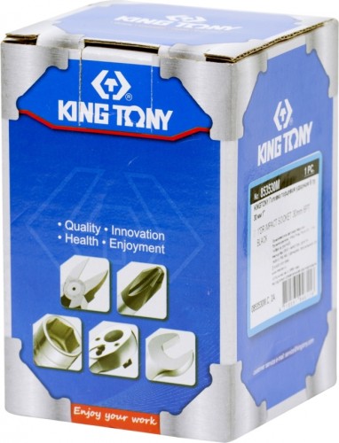 Ударная головка шестигранная с посадкой 1" KING TONY 853530М 30 мм 853530M - изображение 3
