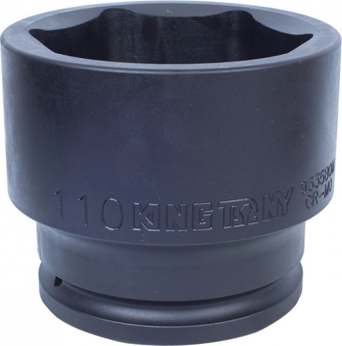 Ударная головка шестигранная с посадкой 1 1/2" KING TONY 9535B0М 110 мм 9535B0M