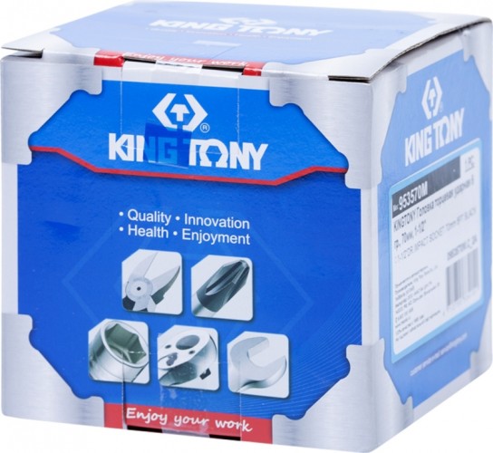 Ударная головка шестигранная с посадкой 1 1/2" KING TONY 953570М 70 мм 953570M - изображение 3