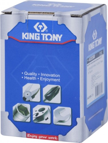 Ударная головка шестигранная с посадкой 1/2" KING TONY 443536M 36 мм глубокая - изображение 3
