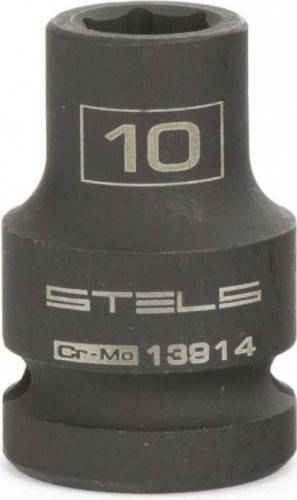 Ударная головка шестигранная с посадкой 1/2" STELS 13914 10 мм