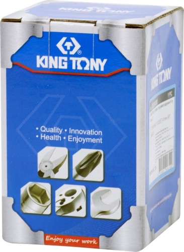 Ударная головка шестигранная с посадкой 1" KING TONY 853541М 41 мм 853541M - изображение 3