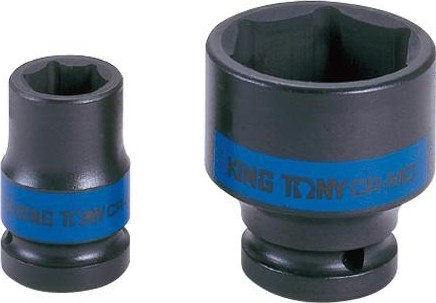 Ударная головка шестигранная с посадкой 1/2" KING TONY 453508М 8 мм 453508M