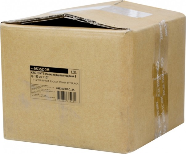 Ударная головка шестигранная с посадкой 1 1/2" KING TONY 9535D0М 130 мм 9535D0M - изображение 3