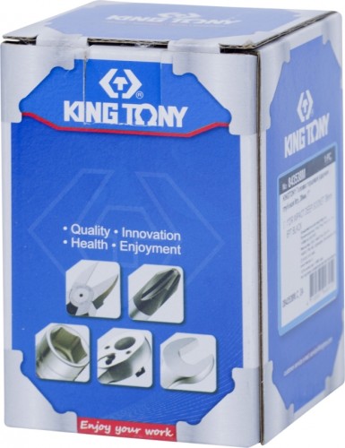 Ударная головка шестигранная с посадкой 1" KING TONY 843538М 38 мм глубокая 843538M - изображение 3