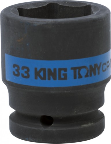 Ударная головка шестигранная с посадкой 3/4" KING TONY 653533M 33 мм