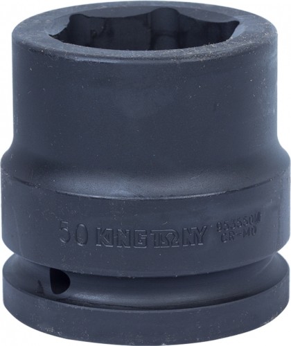 Ударная головка шестигранная с посадкой 1 1/2" KING TONY 953550M 50 мм