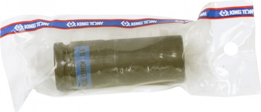 Ударная головка шестигранная с посадкой 1/2" KING TONY 443519М 19 мм глубокая 443519M - изображение 3